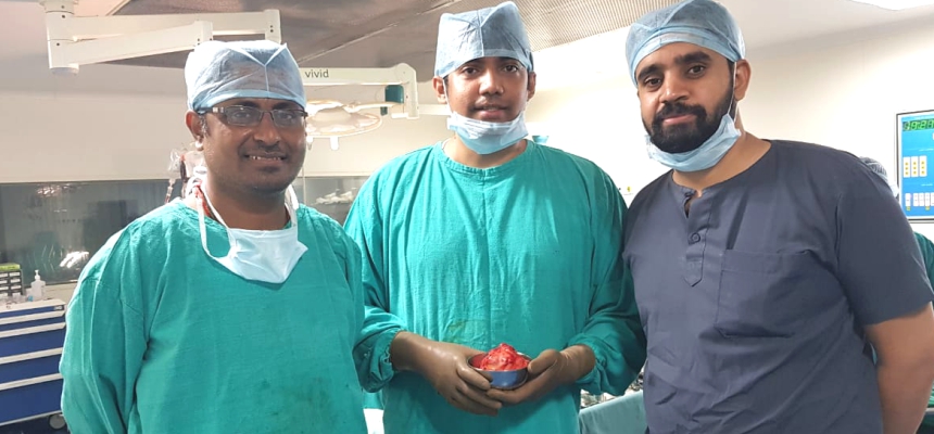 Doctors at KIMS Hospitals, Kurnool perform 6 hours long surgery to remove a rare adrenal cancer