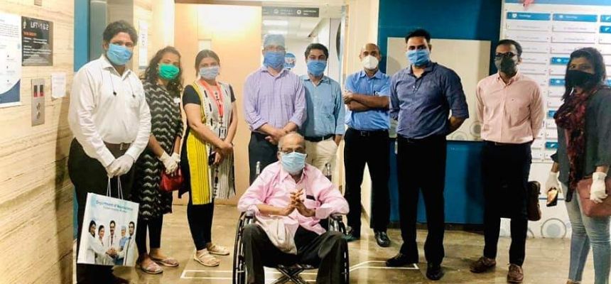 65 year old kidney recipient gets second life at Global Hospital after defeating COVID 19 