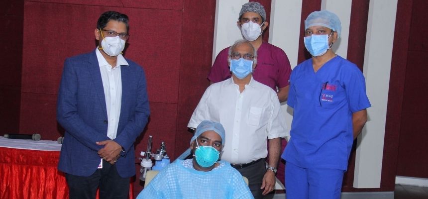 India first double lung transplant on a Covid19 postive patient Successfully Performed at KIMS Hospitals, Hyderabad
