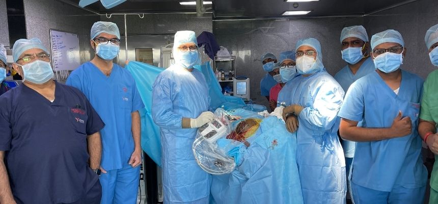 Robotic Neurosurgery for Brain the first time in Hyderabad by KIMS Hospital, a rare milestone achieved