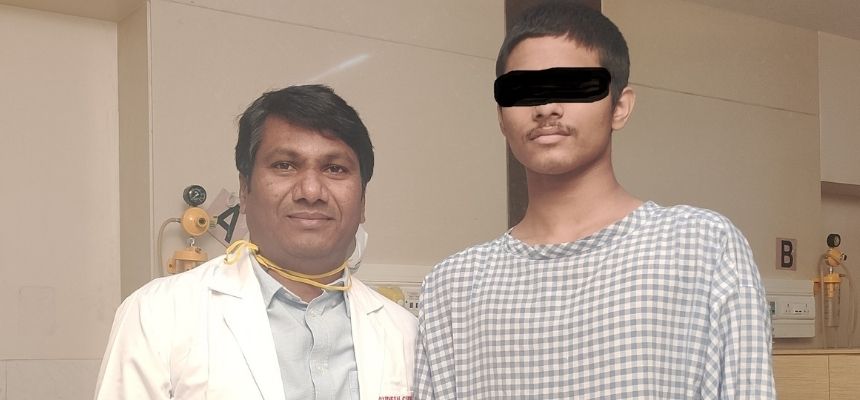 Big relief for a 15 year old boy from severe spinal deformity