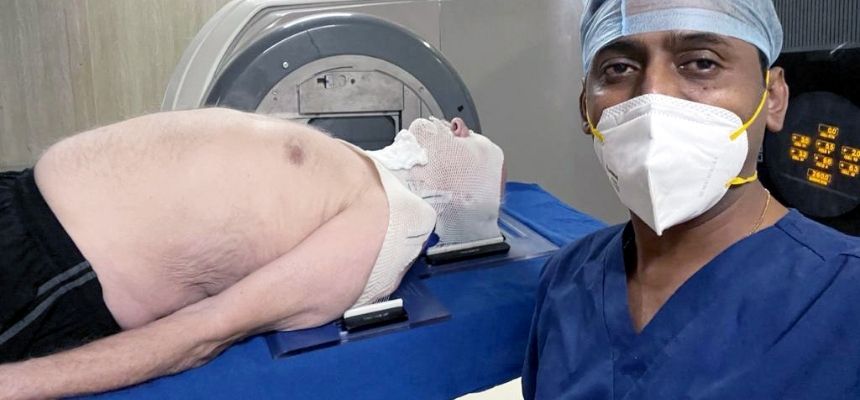 American patient gets treated for laryngeal cancer at Indur Cancer Hospital, Nizamabad