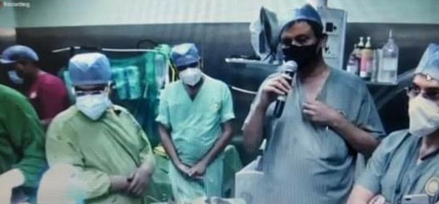 Zen Multispeciality Hospital Organized First of its kind Live Laparoscopic Cancer Surgery Hybrid Event