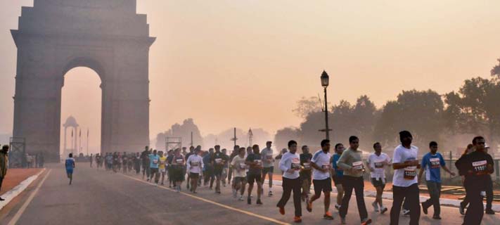 Delhi marathon postponed ?