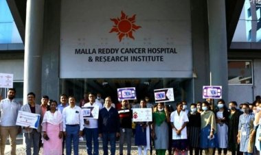 MALLA REDDY CANCER HOSPITAL ORGANIZED AN AWARENESS WALK ON INTERNATIONAL HUMAN PAPILLOMA VIRUS DAY IN ASSOCIATION WITH ROTARY CLUB