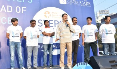 Shri Jayesh Ranjan Flags off Walkathon to Spread awareness on Cancer