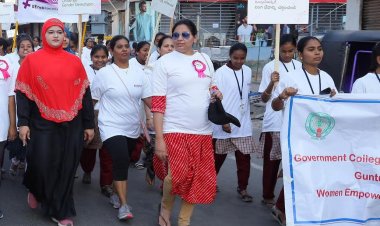 Oasis Fertility, Guntur conducts a 5 KM Walkathon on the occasion of International Women’s Day