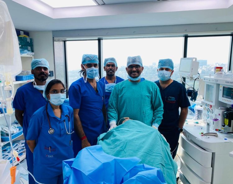 KIMS doctors treated a Patient with a massive tracheal tumor without any surgery