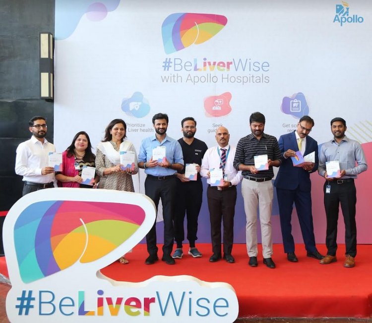 Apollo Hospitals Jubilee Hills Hyderabad launches #BeLiverWise campaign on the occasion of World Liver Day 2023