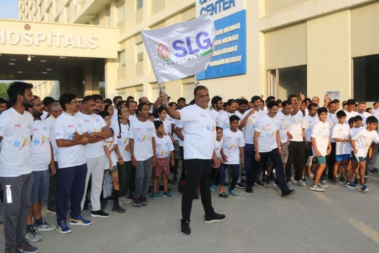 5K run by SLG Hospital for awareness of tobacco side effects