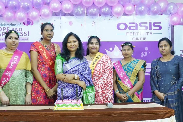 Oasis Fertility, Guntur celebrates high success rates - Conducts mass baby shower!