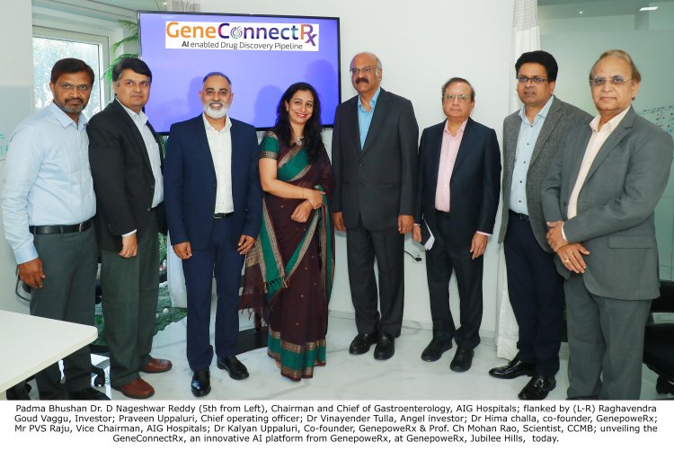 Uppaluri K&H Personalized Medicine Clinic, successfully Unveils AI platform - GeneConnectRx, for big data analytics and drug discovery!