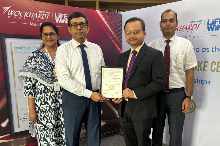 Wockhardt Hospital, Mira Road achieves Advanced Stroke Centre Accreditation by QAI first in Maharashtra