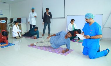 PRESS RELEASE Importance of Muscle Strength in Tackling Back Pain Early Doctors Raise Awareness at KIMS Hospital on World Physiotherapy Day