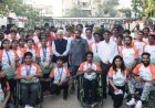 Hon’ble Governor Shri Jishnu Dev Varma unveils the High-Performance Para-Sports Academy, the Aditya Mehta Foundation's Infinity Para Sports Academy!