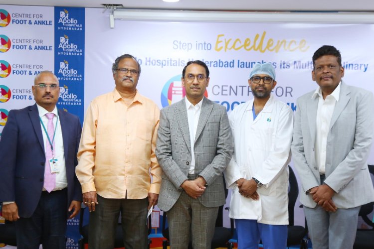 Apollo Hospitals, Hyderabad, launches a Multidisciplinary Centre for Foot & Ankle Care!