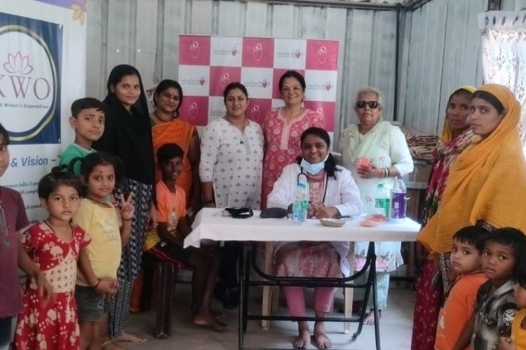 Motherhood Hospital Kharadi, in association with Kharadi Women's Organisation, Hosted a Free Health Check-Up Camp for Site Laborers