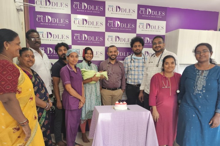 A Baby's Courageous Battle for Breath Ends in Triumph at KIMS Cuddles, Visakhapatnam