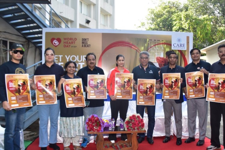 CARE Hospitals, Nampally Hosts World Heart Day Walkathon, Inspiring Hyderabad to Step Up for Heart Health