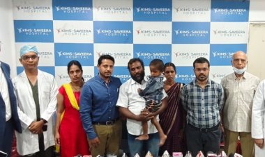 KIMS Saveera Doctors Save the Life of a 3-Year-Old Boy