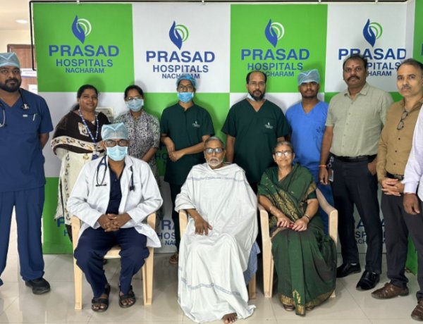 Specialists at Prasad Hospitals, perform a complex Carotid Web Stenting, rescuing a 62-year-old patient from a rare life-threatening vascular condition!