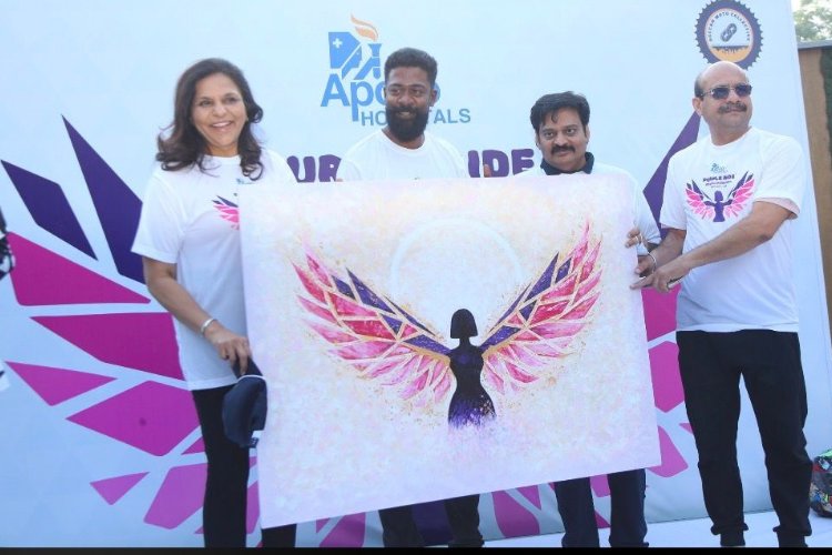 Purple Ride rally promotes preventive healthcare for women