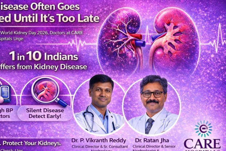 Diabetes, Hypertension Major Risk Factors for Kidney Disease, Say CARE Doctors