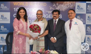 World Record in Cardiac Care: Apollo Hospitals Jubilee Hills Scripts Record with Fastest 100 Robotic Cardiac Surgeries in 155 Days