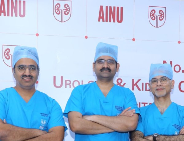 More than Half Kilogram Stones Removed from 42 year old patient at Vizag by AINU Doctors