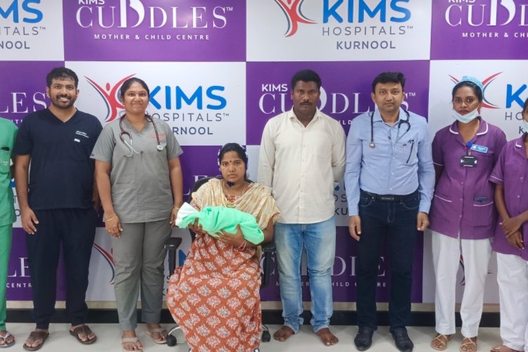 KIMS Cuddles Doctors Give New Lease of Life to Newborn