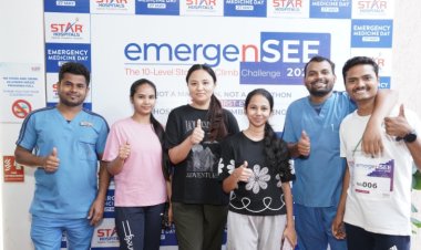 STAR Hospitals Swaps the Usual Marathon & Walkathon for India’s First-Ever Hospital-Led 10-Floor Stair-Climb Challenge to Mark Emergency Medicine Day