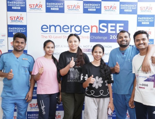 STAR Hospitals Swaps the Usual Marathon & Walkathon for India’s First-Ever Hospital-Led 10-Floor Stair-Climb Challenge to Mark Emergency Medicine Day