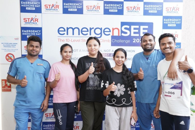 STAR Hospitals Swaps the Usual Marathon & Walkathon for India’s First-Ever Hospital-Led 10-Floor Stair-Climb Challenge to Mark Emergency Medicine Day
