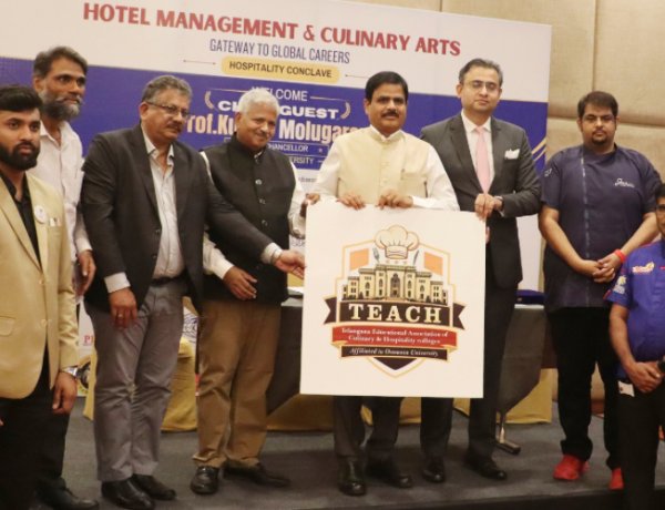 Hospitality may not always be students’ first career choice, but it offers diverse & rewarding opportunities, comparable to any other profession: Prof. Kumar Molugaram, VC, OU