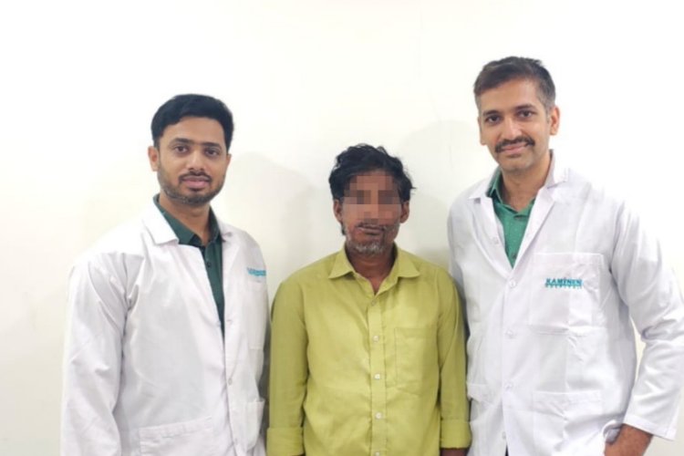 Kamineni Hospitals Uses a Man's Leg Bone to Rebuild His Jaw Ravaged by 12-Year Gutkha Habit