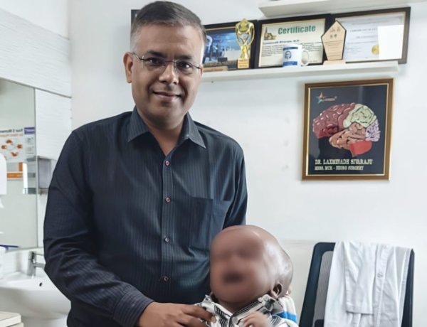 Two Brain Procedures in One Surgery: CARE Hospitals Saves 9-Month-Old Somali Baby with Very Rare Brain Tumour Causing Life-Threatening Hydrocephalus