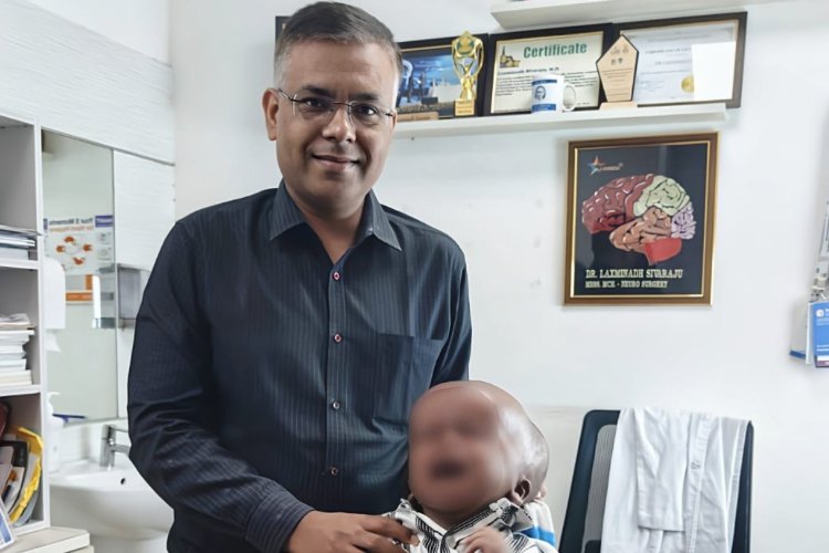 Two Brain Procedures in One Surgery: CARE Hospitals Saves 9-Month-Old Somali Baby with Very Rare Brain Tumour Causing Life-Threatening Hydrocephalus