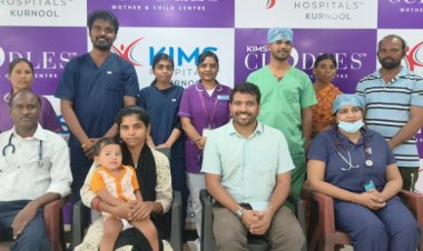 Rare gastric volvulus in 22-month-old boy treated successfully at KIMS Cuddles Kurnool