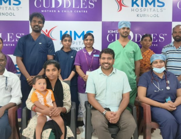 Rare gastric volvulus in 22-month-old boy treated successfully at KIMS Cuddles Kurnool