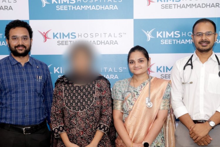Nine-month pregnant woman suffers brain stroke, saved by KIMS doctors in Vizag