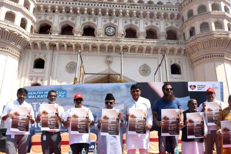 From Charminar, CARE Hospitals Calls on Hyderabad and India to ‘Move On’ From Heart-Harming Habits