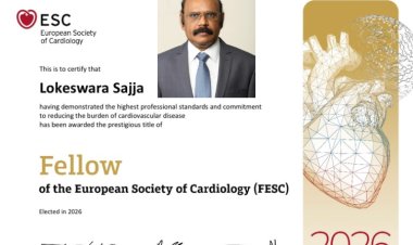 Indian cardiac surgeon elected Fellow of European Society of Cardiology Dr Lokeswara Rao Sajja recognised for contributions to coronary surgery and clinical research Prestigious recognition honours his extensive contributions to cardiac surgery and coronary revascularisation research