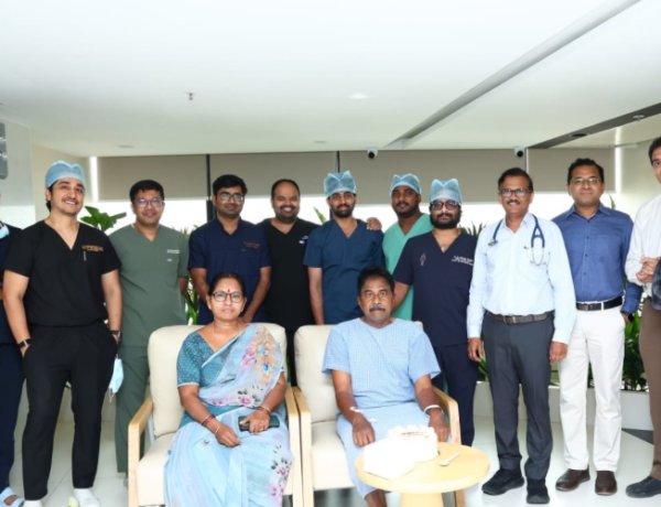 KIMS Kondapur Treats Complex Aortic Dissection Without Open-Chest Surgery  - Custom-modified stent graft preserves blood flow to left arm and brain; 61-year-old patient discharged two days after procedure